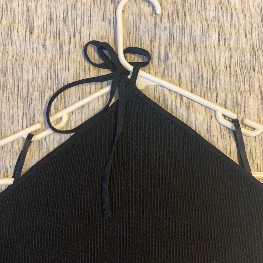 Aritzia Black Halter Top - Picture 2 of 3